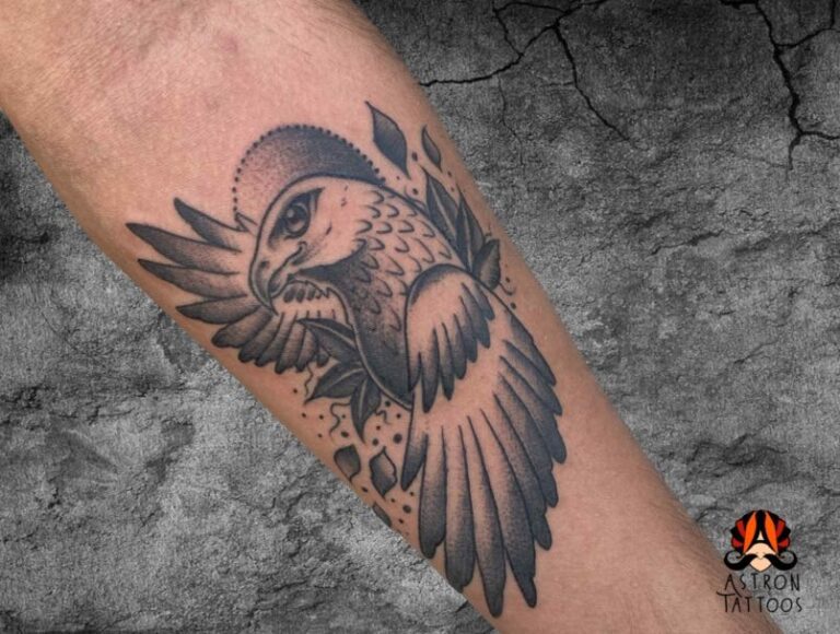 Eagle Eye Tattoo Design: Symbolizing Focus at Astron Tattoos Bangalore