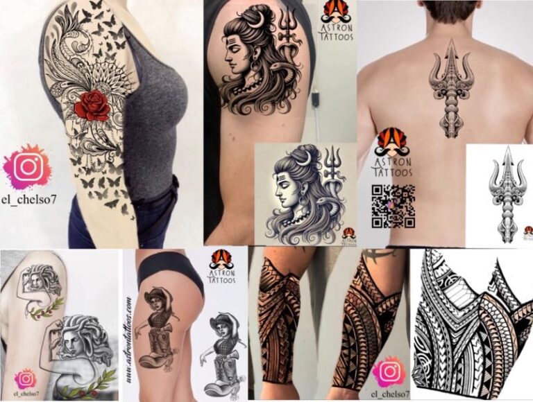 Free Tattoo Designing Service at Astron Tattoos Bangalore: See a Preview of Your Tattoo on Your Body Before It’s Even Done